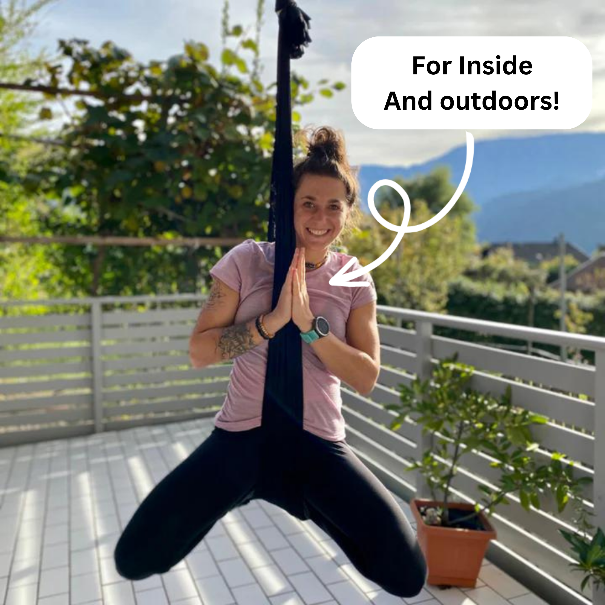 HouseSprout™ | Aerial Yoga Hammock