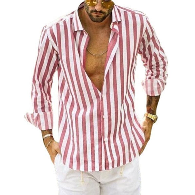 StyleSprout™ | Striped Button Down Shirt